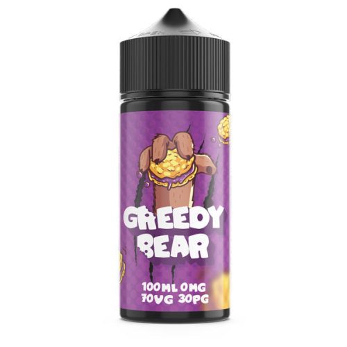 Greedy Bear 100ml Shortfill 0mg (70VG/30PG) - ZERO VAPE STORE