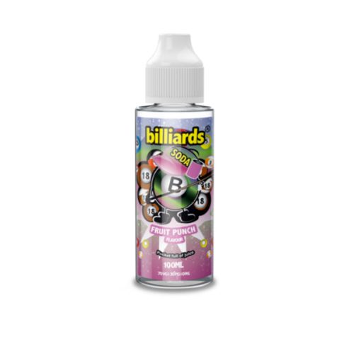 Billiards Soda Range 0mg 100ml Shortfill (70VG/30PG) - ZERO VAPE STORE